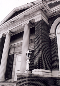 First Baptist Church, designed by Samuel Plato