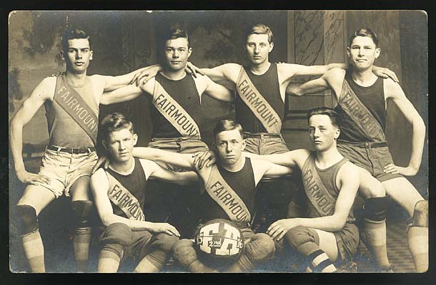 The Fairmount High School basketball team, ca. 1916