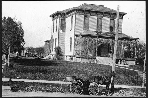The first Marion Hospital, completed in 1896