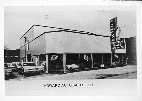 Howard Auto Sales in 1969