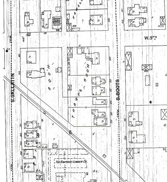 Fire Map of 1905