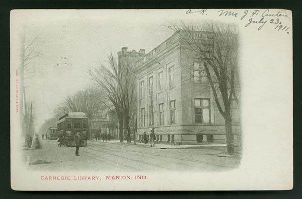 Marion Public Library in 1911