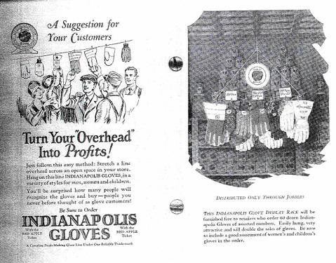 The Indianapolis Glove Company glove catalogue.
