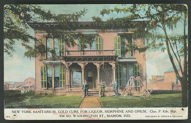The New York Sanitarium, Gold Cure for liquor, Morphine and opium, Chas. P. Kile, Mgr. (ca. 1910)