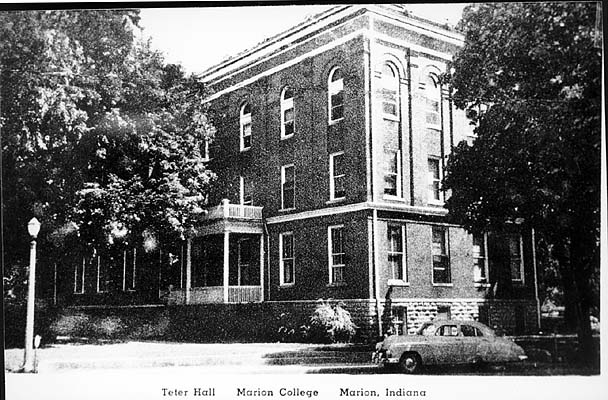 Teter Hall in the 1950s
