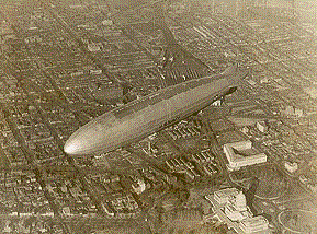 The USS Los Angeles, which was commanded by George W. Steele