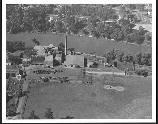 Aerial view of Ballard Packing Co.
