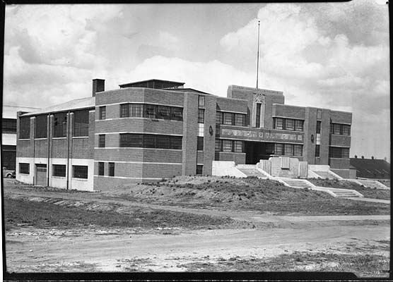 The Marion Armory after its completion in 1938