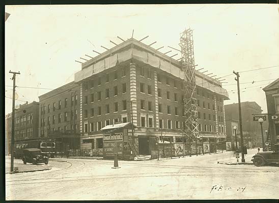 (Feb. 10, 1924) Spencer Hotel building remodeling by Bowman Construction Co.